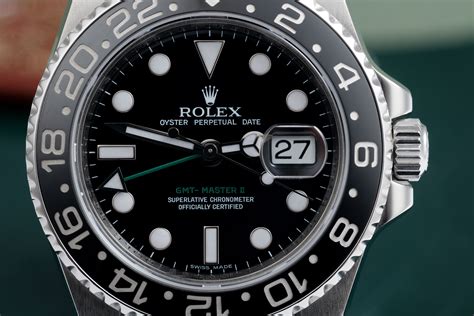 rolex gmt master lancetta secondi verde|rolex gmt master ii bezel.